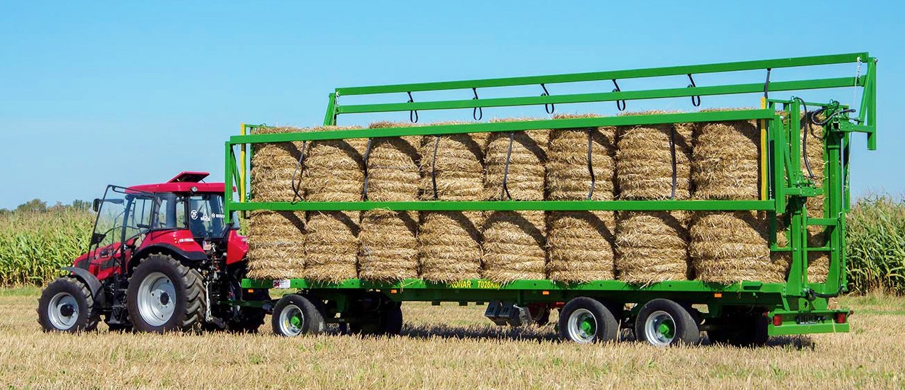 Remorque agricole plateau fourrager pronar 